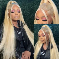 613 Blonde 13x6 Full Lace Frontal Straight Wigs Pre Plucked HD Lace Human Hair Wigs For Women 17 613 Blonde 13x6 Full Lace Frontal Straight Wigs Pre Plucked HD Lace Human Hair Wigs For Women -Ethereal Hair Shop 700 10