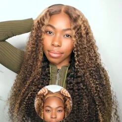 Highlight Put On Go® Glueless Wig Pre Cut 4x4 HD Lace Closure Wig Beginner Friendly -Ethereal Hair Shop 71hqzICWaTL. SL1001 1