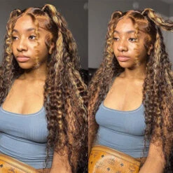 4/27 Highlights Honey Blonde Wig 13*4 HD Lace Front Human Hair Colored Wigs For Women 24 4/27 Highlights Honey Blonde Wig 13*4 HD Lace Front Human Hair Colored Wigs For Women -Ethereal Hair Shop 814 720x 9dcaaaec 0a03 4a30 bb20 6bc9c911f3c9