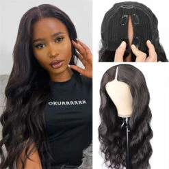 Body Wave V/U Part Human Hair Wigs No Leave Out Beginnger Friendly Easy Install -Ethereal Hair Shop Body Wave V Part Wig 2