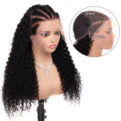 Pre Braided Curly Wig Glueless13x6 Full HD Lace Frontal Wigs With Pre Bleached Knots Ready & Go Wigs 14 Pre Braided Curly Wig Glueless13x6 Full HD Lace Frontal Wigs With Pre Bleached Knots Ready & Go Wigs -Ethereal Hair Shop Pre Braided Wigs 34