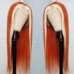 Ginger Wig With Blonde Highlights Colored Lace Front Wigs Straight Ombre Human Hair Wigs -Ethereal Hair Shop S6000d9770c17472890147ec08af5a1f2g