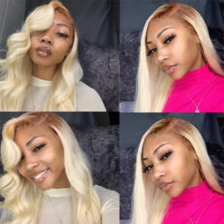 613 Blonde Wig With Brown Roots Ombre 4/613 Color 13x4 HD Lace Front Human Hair Wigs 180% Density 21 613 Blonde Wig With Brown Roots Ombre 4/613 Color 13x4 HD Lace Front Human Hair Wigs 180% Density -Ethereal Hair Shop T4 613blondelacefrontwig 1