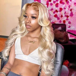 613 Blonde Wig With Brown Roots Ombre 4/613 Color 13x4 HD Lace Front Human Hair Wigs 180% Density 18 613 Blonde Wig With Brown Roots Ombre 4/613 Color 13x4 HD Lace Front Human Hair Wigs 180% Density -Ethereal Hair Shop T4 613bodywavelacewigs 1