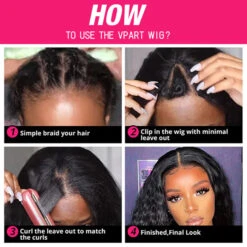 Glueless V/U Part Jerry Curly Wig No Leave Out Affordable Human Hair Wig Beginner Friendly 16 Glueless V/U Part Jerry Curly Wig No Leave Out Affordable Human Hair Wig Beginner Friendly -Ethereal Hair Shop V part wig curly 5 7c98429d afe7 4b9d 8046 92881ada6085