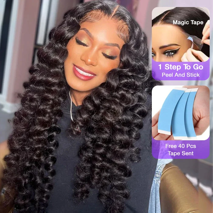 Loose Deep Wave Glueless Lace Wig Pre-Knotless HD Lace Human Hair Wig Ready To Go 9 Loose Deep Wave Glueless Lace Wig Pre-Knotless HD Lace Human Hair Wig Ready To Go - Image 7