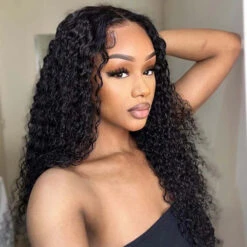 Curly 13*4 HD Lace Frontal Human Hair Wigs With Pre-plucked 10 Curly 13*4 HD Lace Frontal Human Hair Wigs With Pre-plucked -Ethereal Hair Shop blackjerrycurlylacewig