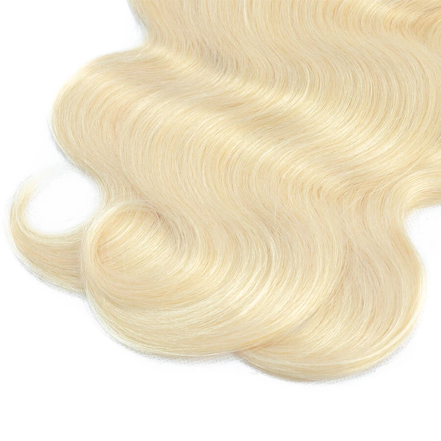 T1b/613 Ombre Blonde Human Hair Weave Brazilian Body Wave 3 Bundles 8 T1b/613 Ombre Blonde Human Hair Weave Brazilian Body Wave 3 Bundles - Image 6