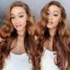 #30 Chestnut Brown Lace Front Wigs Body Wave Human Hair Fall Color Wigs For Women 1 #30 Chestnut Brown Lace Front Wigs Body Wave Human Hair Fall Color Wigs For Women -Ethereal Hair Shop brown color body wave lace front wigs