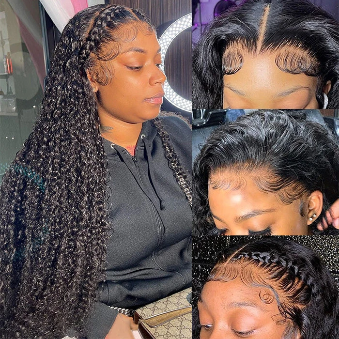 Curly 13*4 HD Lace Frontal Human Hair Wigs With Pre-plucked 4 Curly 13*4 HD Lace Frontal Human Hair Wigs With Pre-plucked - Image 2