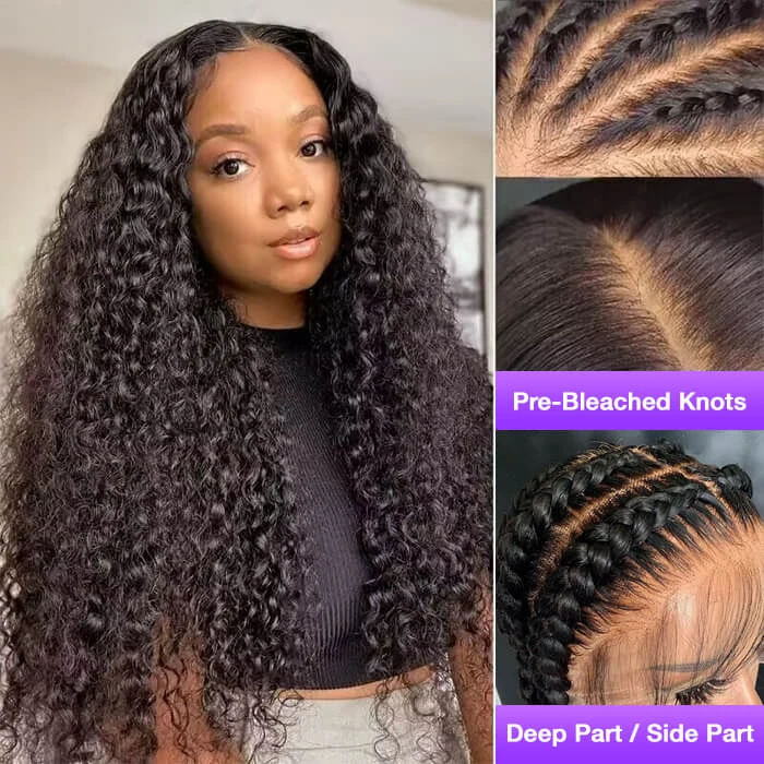 Skinlike HD Lace Curly Wig 13x6 13x4 HD Lace Frontal Wig Human Hair New Upgrade Invisible Small Knot Wigs 5 Skinlike HD Lace Curly Wig 13x6 13x4 HD Lace Frontal Wig Human Hair New Upgrade Invisible Small Knot Wigs - Image 3