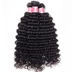 Brazilian Deep Wave Virgin Hair Weave 3 Bundles With 13*4 Lace Frontal -Ethereal Hair Shop deepwave13x4lacefrontal 3