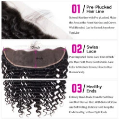 Malaysian Deep Wave 4 Bundles With 13X4 Ear To Ear Lace Frontal Natural Color -Ethereal Hair Shop deepwave13x4lacefrontal 3 c4b41f05 c953 4128 8367 5ee149947fea