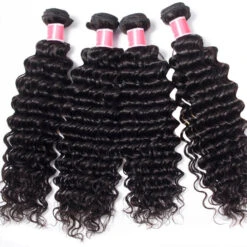 Brazilian Deep Wave 4 Bundles With 4*4 Lace Closure Virgin Human Hair 13 Brazilian Deep Wave 4 Bundles With 4*4 Lace Closure Virgin Human Hair -Ethereal Hair Shop deepwave4bundlewithlaceclosure 6