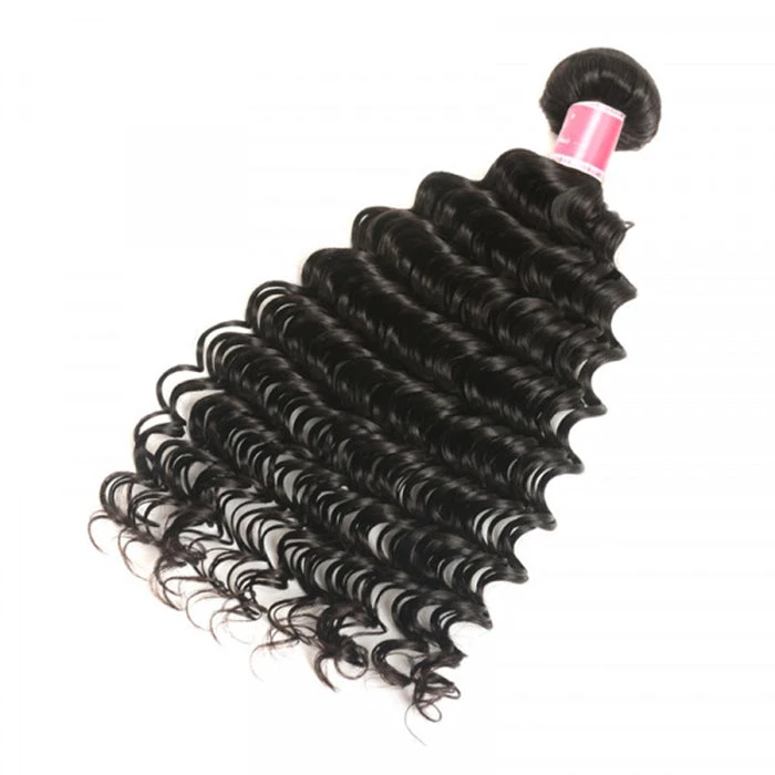 Malaysian Deep Wave 3/4 Bundle Deals Unprocessed Virgin Human Hair Bundles Natural Black Color 8 Malaysian Deep Wave 3/4 Bundle Deals Unprocessed Virgin Human Hair Bundles Natural Black Color - Image 6