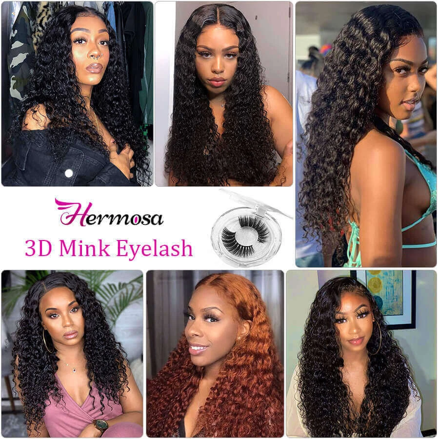 Brazilian Deep Wave Hair 3 Bundles Hermosa Hair 10A 100% Virgin Human Hair Extension 10 Brazilian Deep Wave Hair 3 Bundles Hermosa Hair 10A 100% Virgin Human Hair Extension - Image 8