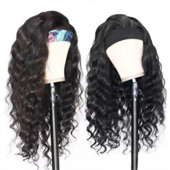 Loose Wave Headband Wigs Human Hair Wigs With Various Headbands -Ethereal Hair Shop headbandwig 2