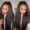 Kinky Straight Human Hair 13x6 Glueless Undetectable HD Lace Front Wigs For Women Pre Bleached And Pre Plucked Hairline 2 Kinky Straight Human Hair 13x6 Glueless Undetectable HD Lace Front Wigs For Women Pre Bleached And Pre Plucked Hairline -Ethereal Hair Shop kinky straight lace wig 1 3 720x e4e96928 711a 47a6 8fcf 7ee4be203b81