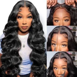 Loose Wave Glueless Wigs Human Hair Pre Cut 4x4 5x5 8x5 HD Lace Closure Wigs For Beginners -Ethereal Hair Shop loose wave lace wigs 3