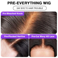 C-Shape Ear Design Deep Wave Glueless 8x5 HD Lace Wig Pre-Cut Closure Wig Wear Go Invisible Knots -Ethereal Hair Shop pre everything lace wig 1 d2137540 e737 4342 b211 01f38452df0e
