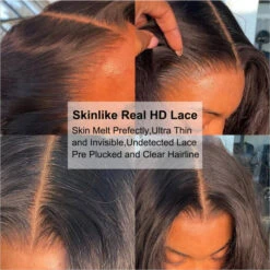 SKINLIKE HD Lace Frontal Wig 13x6 Ultra-Fitted Full Frontal Straight Human Hair Wigs With Pre Bleached Small Knots -Ethereal Hair Shop skinlikehdwig 216b518e 4460 494e 8550 9fc4ea19159b