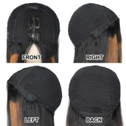 Hot Highlight Balayage Straight V/U Part Wig No Leave Out Glueless Human Hair Wigs Beginner Friendly 16 Hot Highlight Balayage Straight V/U Part Wig No Leave Out Glueless Human Hair Wigs Beginner Friendly -Ethereal Hair Shop straight highlight balayage virgin human hair shadow root wigs 3